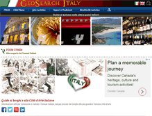 Tablet Screenshot of geosearch.it