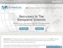 Tablet Screenshot of geosearch.com